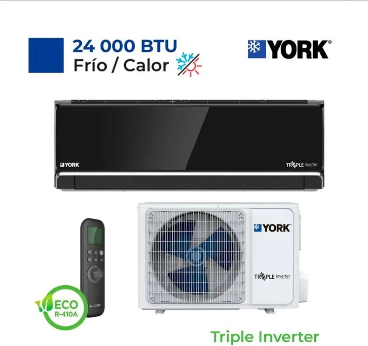 EQUIPOS MINI SPLIT TRIPLE INVERTER FRIO/CALOR YORK